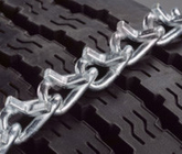 Kekuatan Tinggi Anti Skid Chains V Bar Single Tire Cable Chains