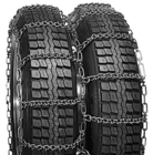 V Bar Dual Rubber Tire Chains, Ban Chains Kabel Untuk Ban Truk